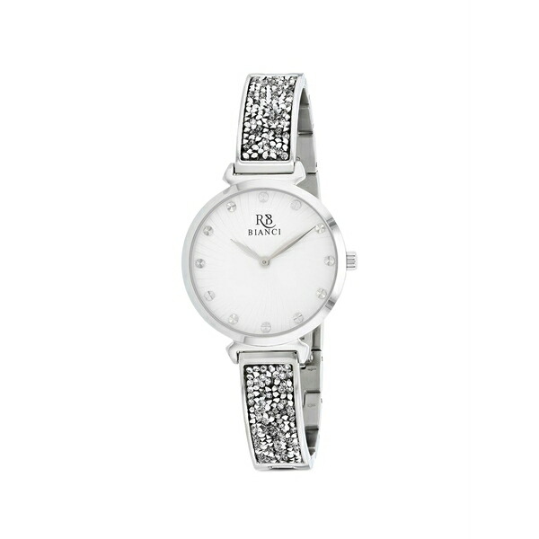 ロベルト ビアンキ レディース ウォッチ 佩び物 Billare crystal-embellished 12粍 watch White