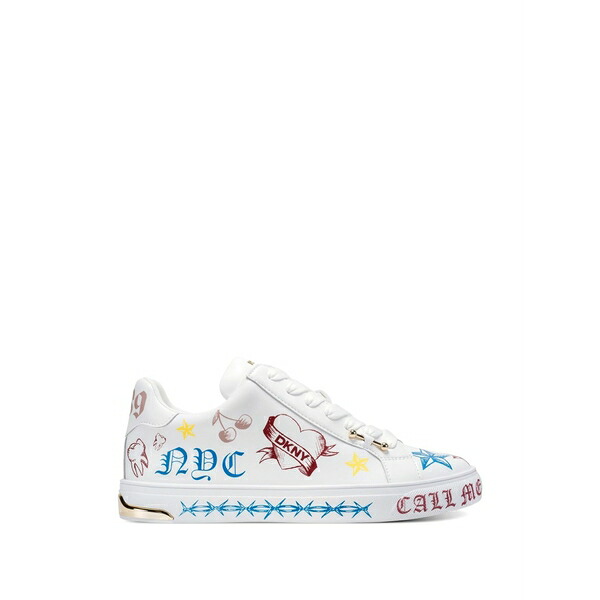 ダナ キャラン ニューヨーク レディース スニーカー シューズ Abeni tattoo lace-up sneakers White｜asty 37,570円