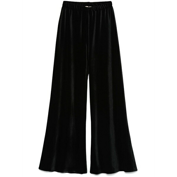 ブランカ ヴィータ レディース 心地好いズボン下 ボトムス Velvet trousers Black