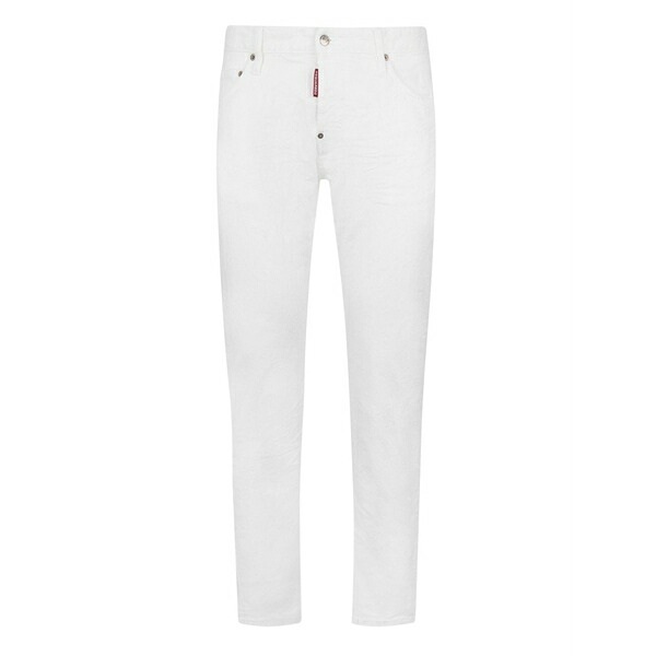 ディースクエアード メンズ ジーンズズボン下 ボトムス Slim twist jeans White