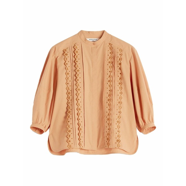 住み家 稲荷 レディース プルオーバー トップス Embroidered long-sleeved shirt  Neutrals