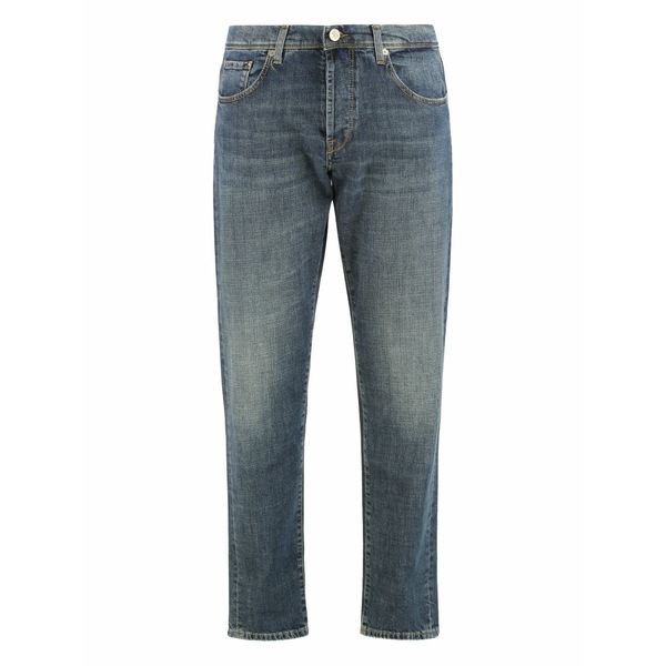 インコテックス メンズ カジュアルパンツ ボトムス Five pockets jeans Blue｜asty