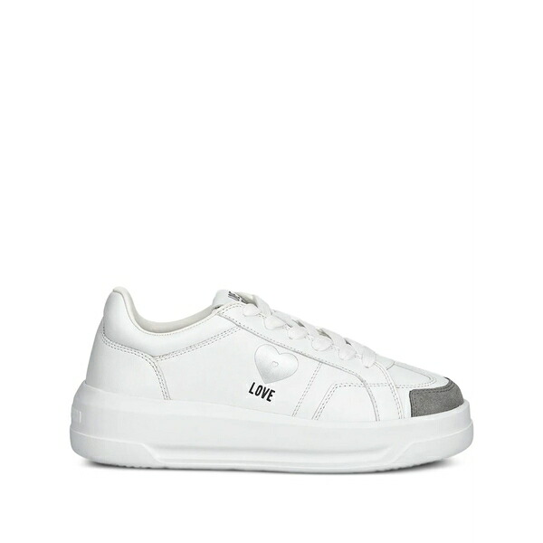 優しいこと モスキーノ レディース スニーカー シューズ Platform sneakers White