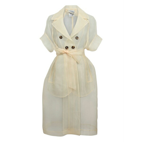 バウムウンドヘルガーデン レディース 衣裳 トップス Double-breasted chiffon dress Neutrals