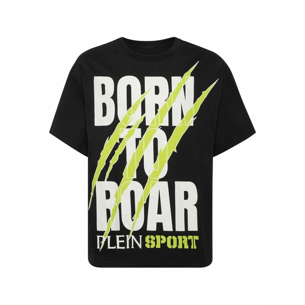 飾り気のない運動競技 メンズ ティーシャツ トップス Claw-print roar t-shirt Black