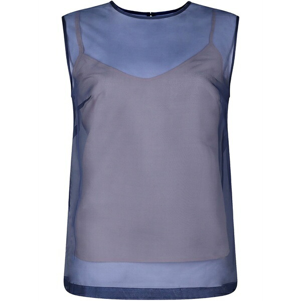 パロッシュ レディース プルオーバー トップス Sorgented blouse Blue