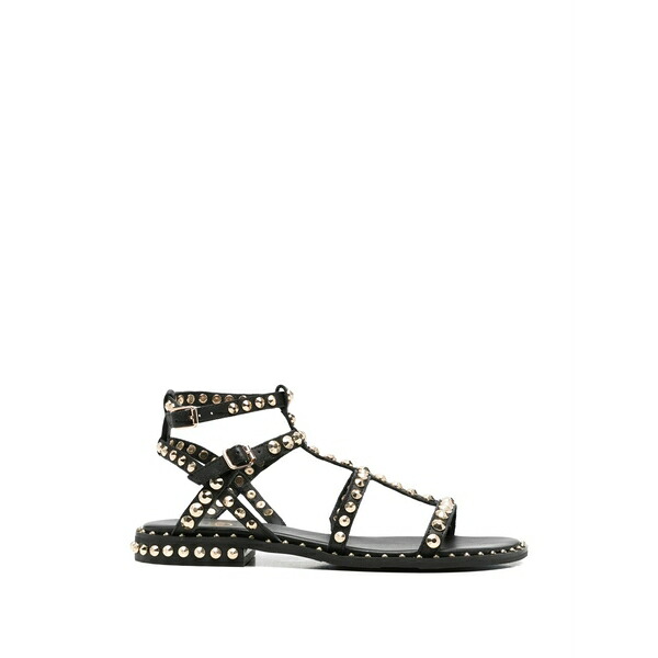 死灰 レディース サンダル シューズ Precious stud-embellished sandals Black