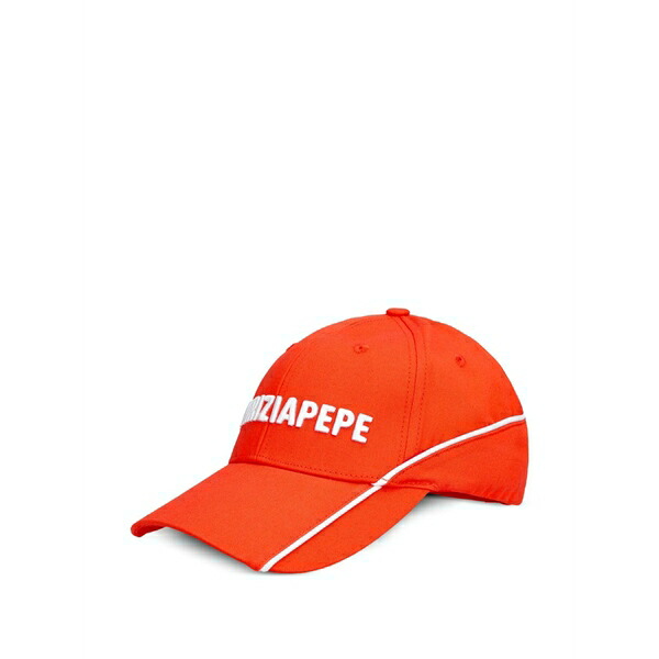 パトリツィア ペペ レディース かぶり笠 付属品 Logo-embroidered cap Orange