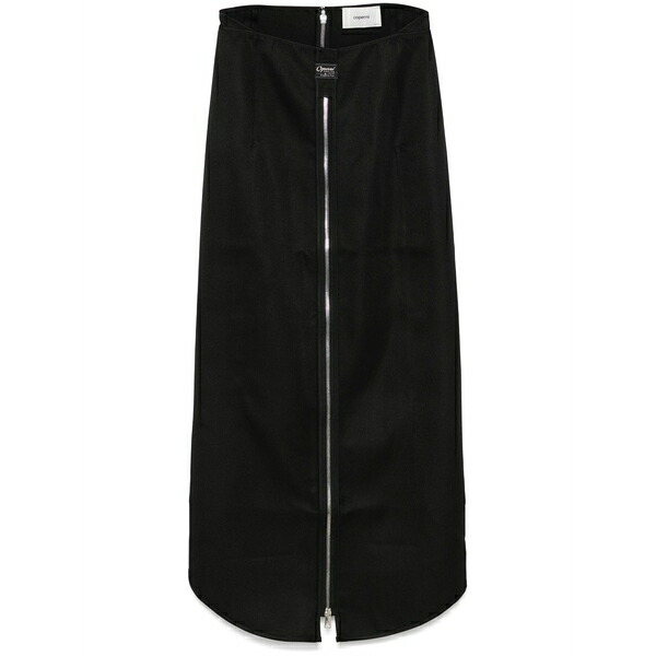 コペルニ レディース スコート ボトムス Zip maxi skirt Black