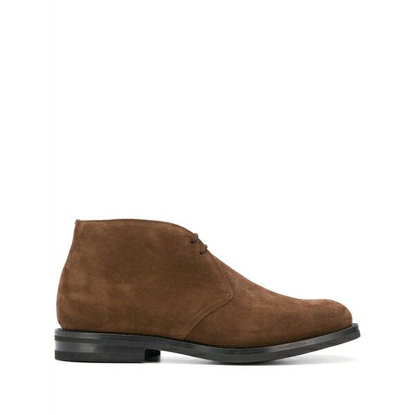 教会堂 メンズ 御召しものシューズ シューズ Lace-up desert boots Brown