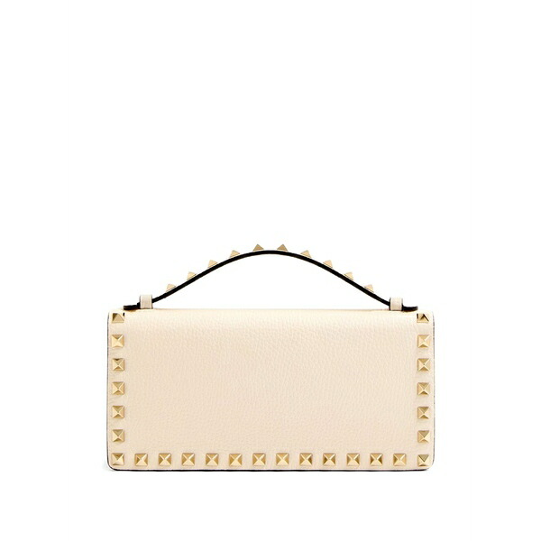 ヴァレンティノ ガラヴァーニ レディース ハンドバック 御徒面子 Rockstud-embellishment cross body bag Neutrals