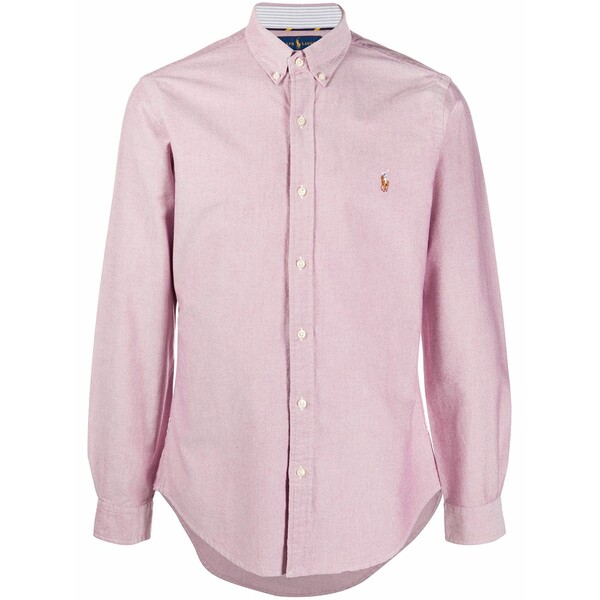 ラルフローレン メンズ プルオーバー トップス Button-down cotton shirt Red