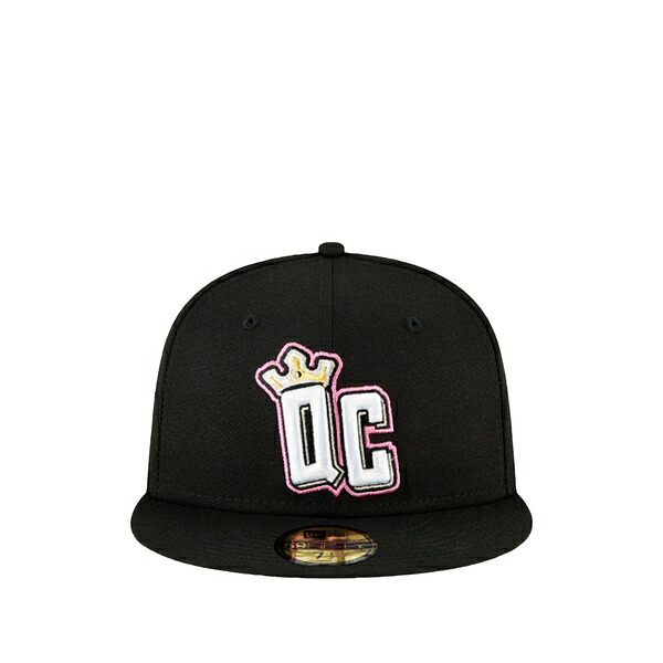 ニュー内鰓 メンズ 鳥打ち帽 付属物 59fifty charlotte knights baseball cap Black