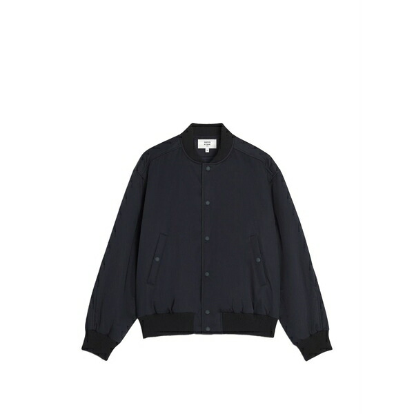 棲み家 狐狸 メンズ 上衣＆上衣 アウター Light teddy bomber jacket Blue