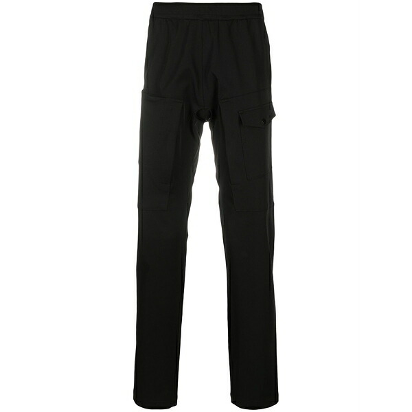ストーンアイランド メンズ 心地好いズボン下 ボトムス Cargo-pocket straight-leg track pants Black