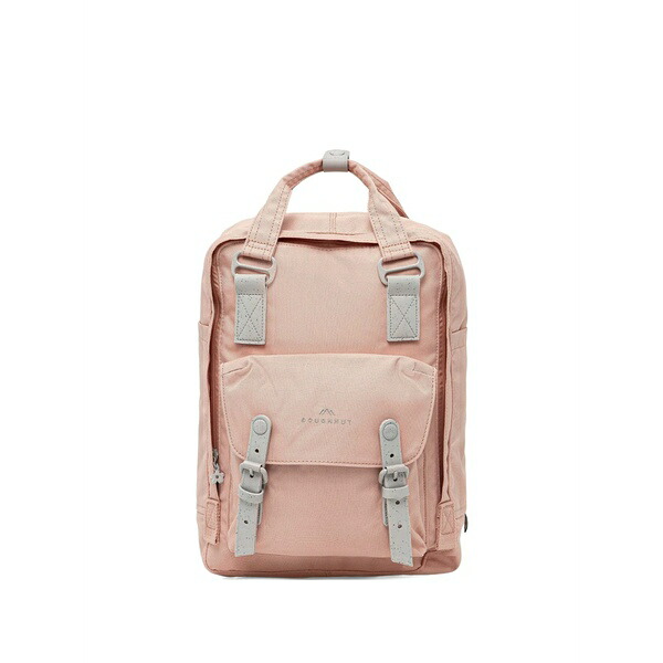 ドーナッツ レディース うしろ側容器に並べる・背嚢 御徒面子 Macaroon monet buckle-fastening floral-lined backpack Pink
