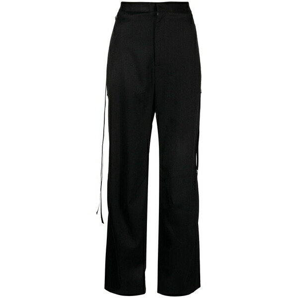 アールサーティーン レディース 心地よいズボン下 ボトムス Articulated tuxedo trousers Black