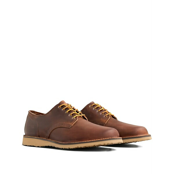 レッドウィング メンズ ドレスシューズ シューズ Weekender "copper rough & tough - brown" oxford shoes Brown｜asty