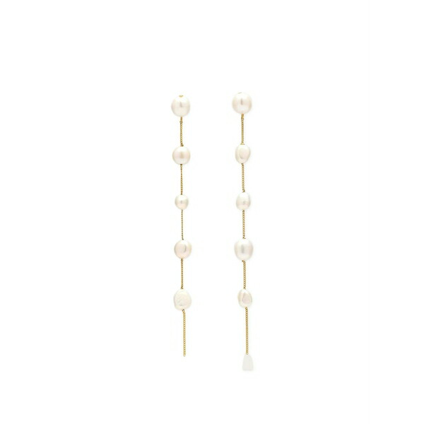 カルトガイア レディース ピアス＆イヤリング アクセサリー Freshwater-pearls drop earrings Gold｜asty