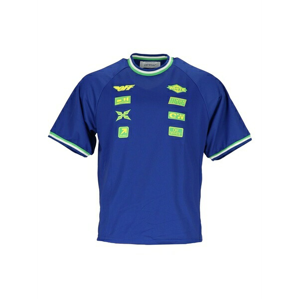 象牙色 メンズ プルオーバー トップス Multi-patch t-shirt Blue