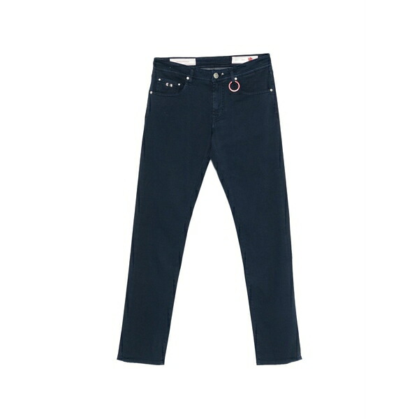 トラマロッサ メンズ ジーンズズボン下 ボトムス Michelangelo logo-plaque jeans Blue
