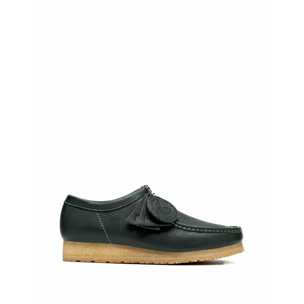 クラークス メンズ ブーツ シューズ Wallabee leather desert boots Green