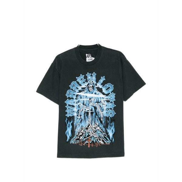 ウォーレンロータス メンズ ティーシャツ トップス Graphic-print t-shirt Black
