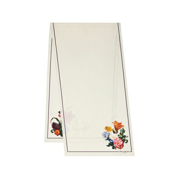 マルタンマルジェラ メンズ えり巻き・袈裟・えり巻き 付属物 Floral scarf Neutrals