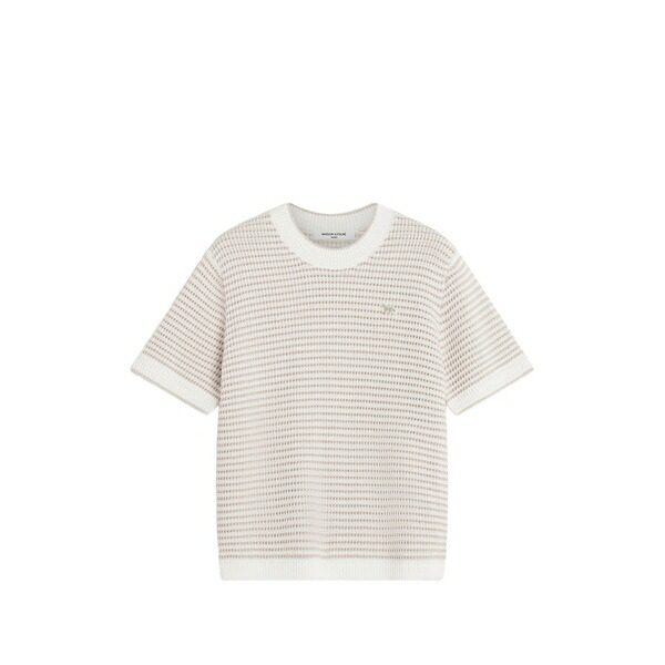 住み家 稲荷 レディース 編み物\u0026プルオーバー アウター Baby fox round-neck sweater White