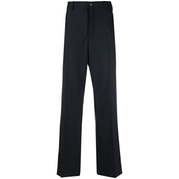 マルニ メンズ 心地好いズボン下 ボトムス High-rise tailored trousers Blue