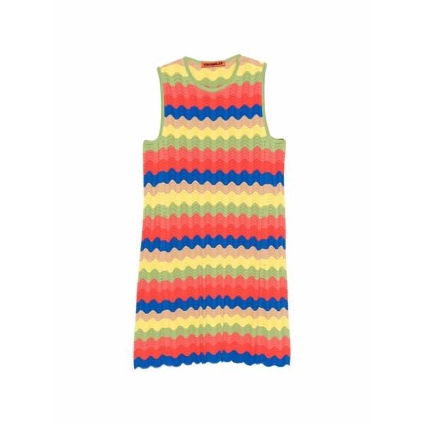 サイモン銀鏡 レディース 衣裳 トップス Wave mini dress Red