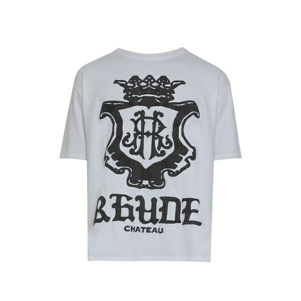 ルード メンズ ティーシャツ トップス Oversized crest t-shirt White