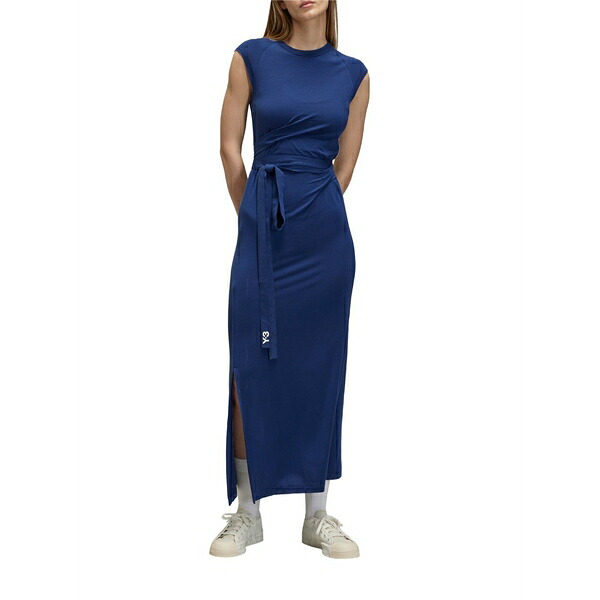 ワイスロバート・エドワード・リー レディース プルオーバー トップス Belted stripe-detail dress Blue