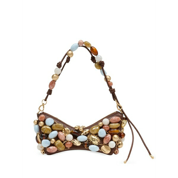 ブームガイア レディース ショルダーバッグ 御徒面子 Mercier mini shoulder bag Brown
