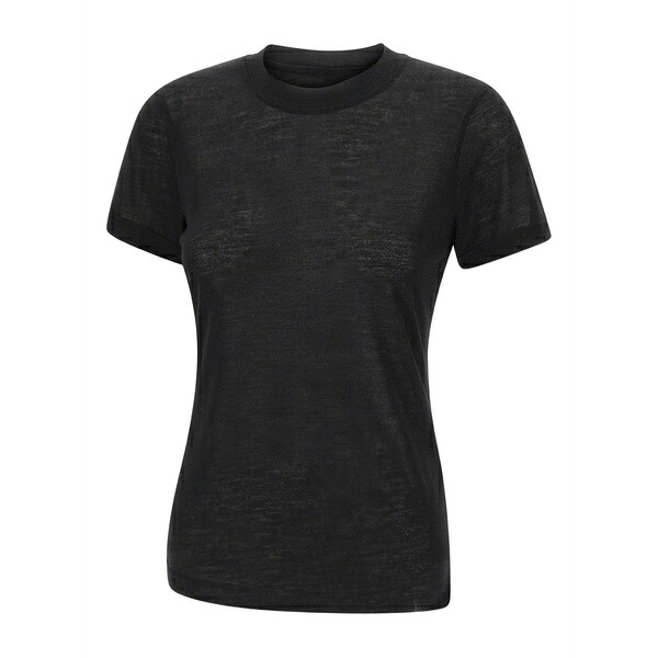 フィリッパコー レディース プルオーバー トップス Short-sleeve crew-neck t-shirt Black
