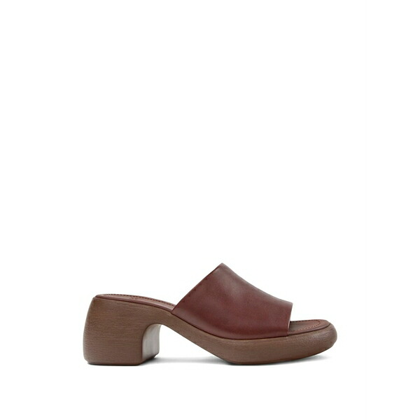 カンペール レディース サンダル シューズ Thelma leather sandals Brown
