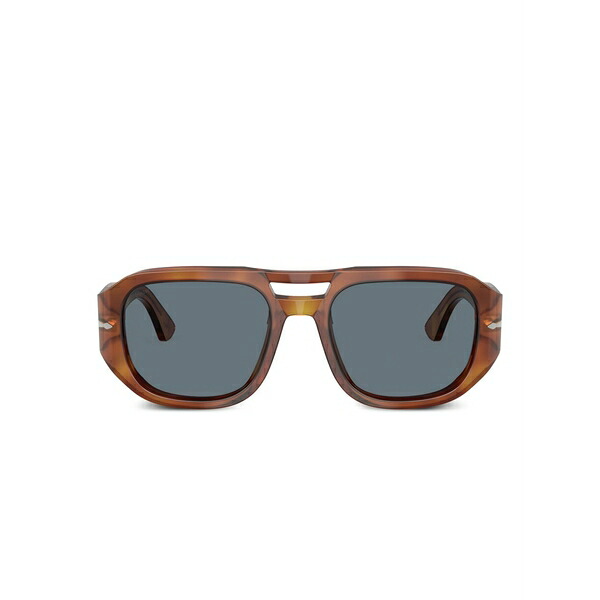 ペルソル メンズ サングラス・アイウェア 佩び物 Square-frame sunglasses Brown