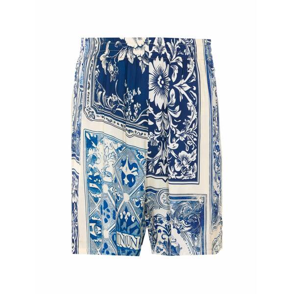 インノミネイト メンズ 心地好いズボン下 ボトムス Elasticated printed shorts Blue