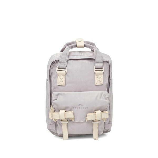 ドーナッツ レディース うしろ側風呂敷き包み・背嚢 御徒面子 Mini macaroon ribbon x unicorn bow-detail buckle-fastening backpack Purple