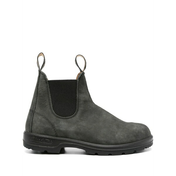 ブランド名石ころ メンズ ブーツ シューズ Leather chelsea boots Black