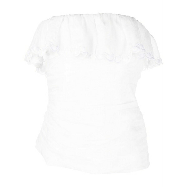 イザ呼びりん マラン レディース プルオーバー トップス Orma off-shoulder top White