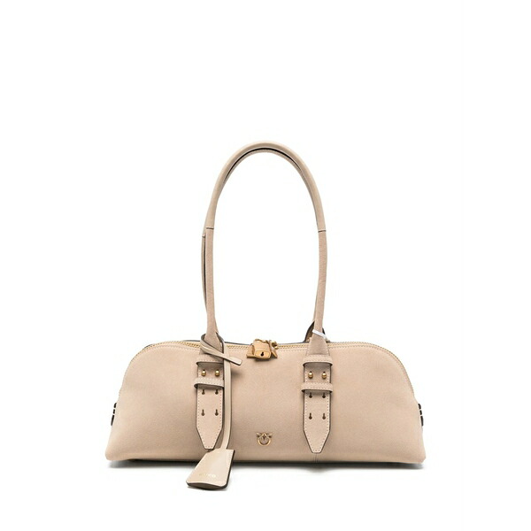 ピンコ レディース ショルダーバッグ 御徒面子 Escape buckle-detail shoulder bag Neutrals