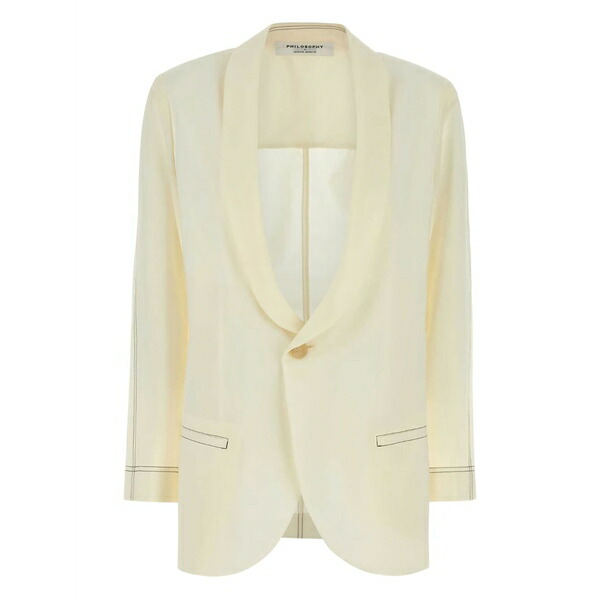 フィロソフィーデロレンゾセラフィーニ レディース 上衣＆上衣 アウター Single-breasted blazer Neutrals