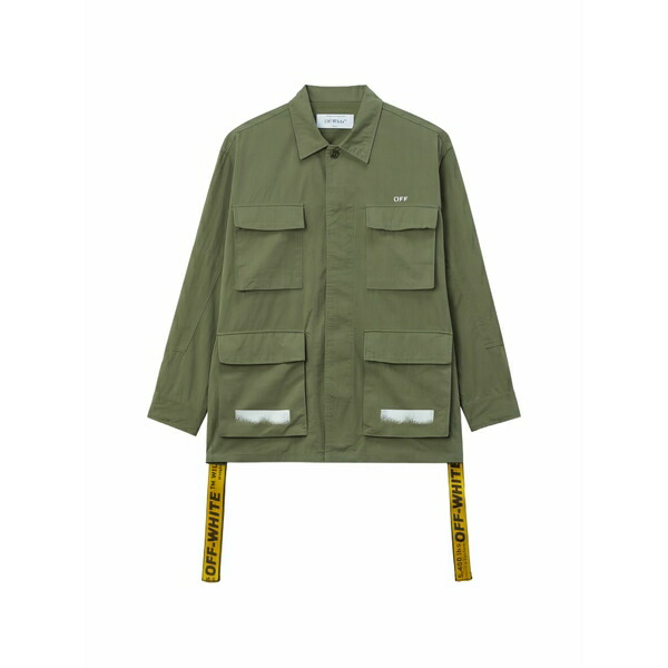象牙色 メンズ 上衣＆上衣 アウター Military-style jacket Green
