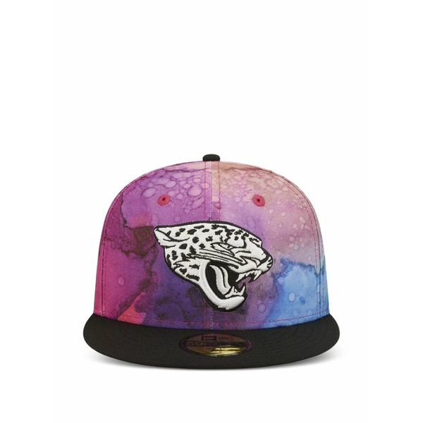 ニュー内鰓 メンズ かぶり笠 佩び物 59fifty watercolor-print cap Purple