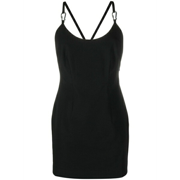 戸呂 プレストン レディース 衣裳 トップス Carabiner mini dress  Black