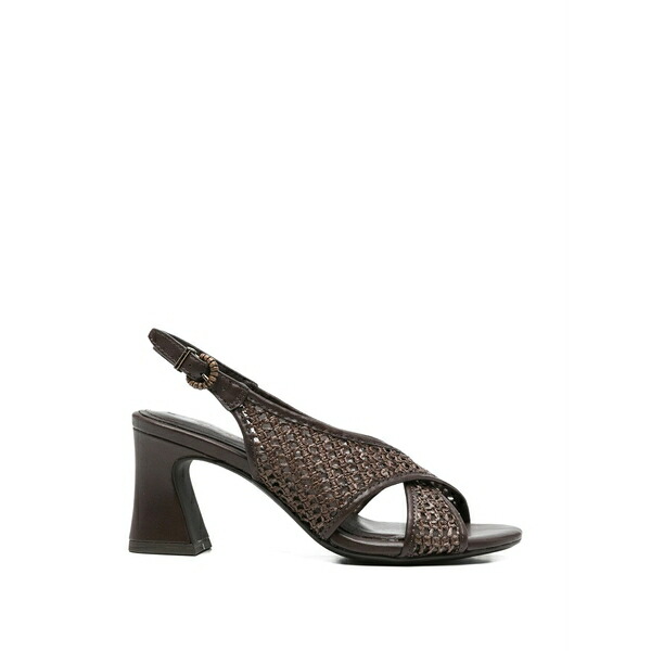 タマリス レディース サンダル シューズ Woven crossover sandals Brown