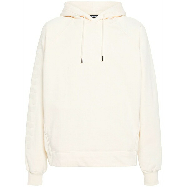 ジャクエムス メンズ パーカー・スウェットシャツ アウター Le hoodie typo top Neutrals