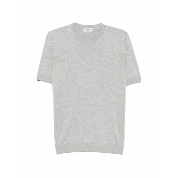 フェランテ メンズ 編み物\u0026プルオーバー アウター Short-sleeve sweater Grey