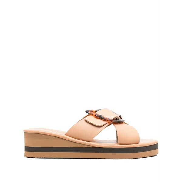 アンシエントグリークサンダル レディース サンダル シューズ Thais rainbow wedge slides  Neutrals